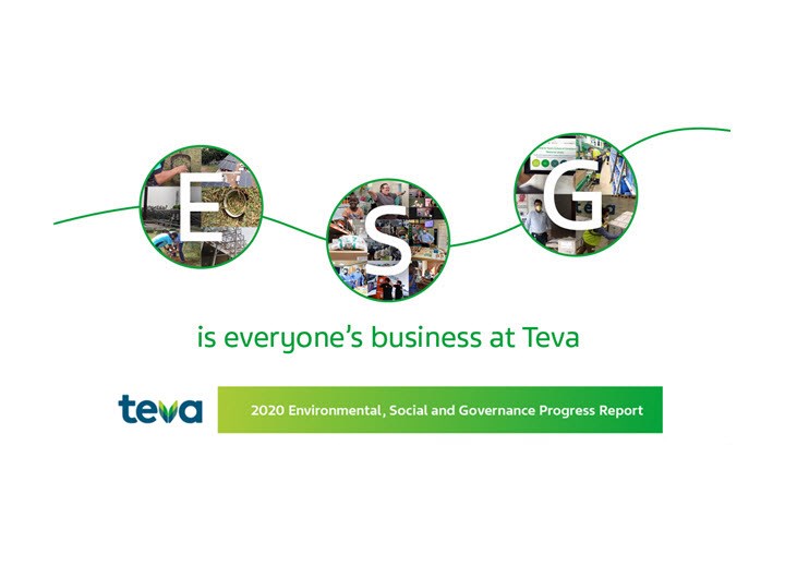 Is everyone's business at Teva - 2020 enviromental, social and governance Progress Report