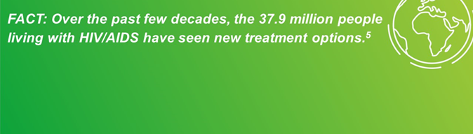 Over the past few decades, the 37.9 milion people living with HIV/AIDS have seen new treatments options.