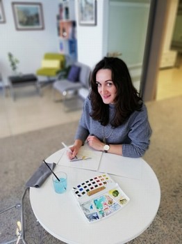 Drawing is just a hobby for Mateja, Lead PhV Professional at Teva in Zagreb, but it’s something she’s been passionate about since she was a child. 